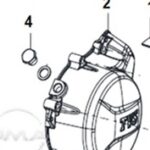 TVS - KRANK KUTUSU SOL KAPAK (SIYAH)